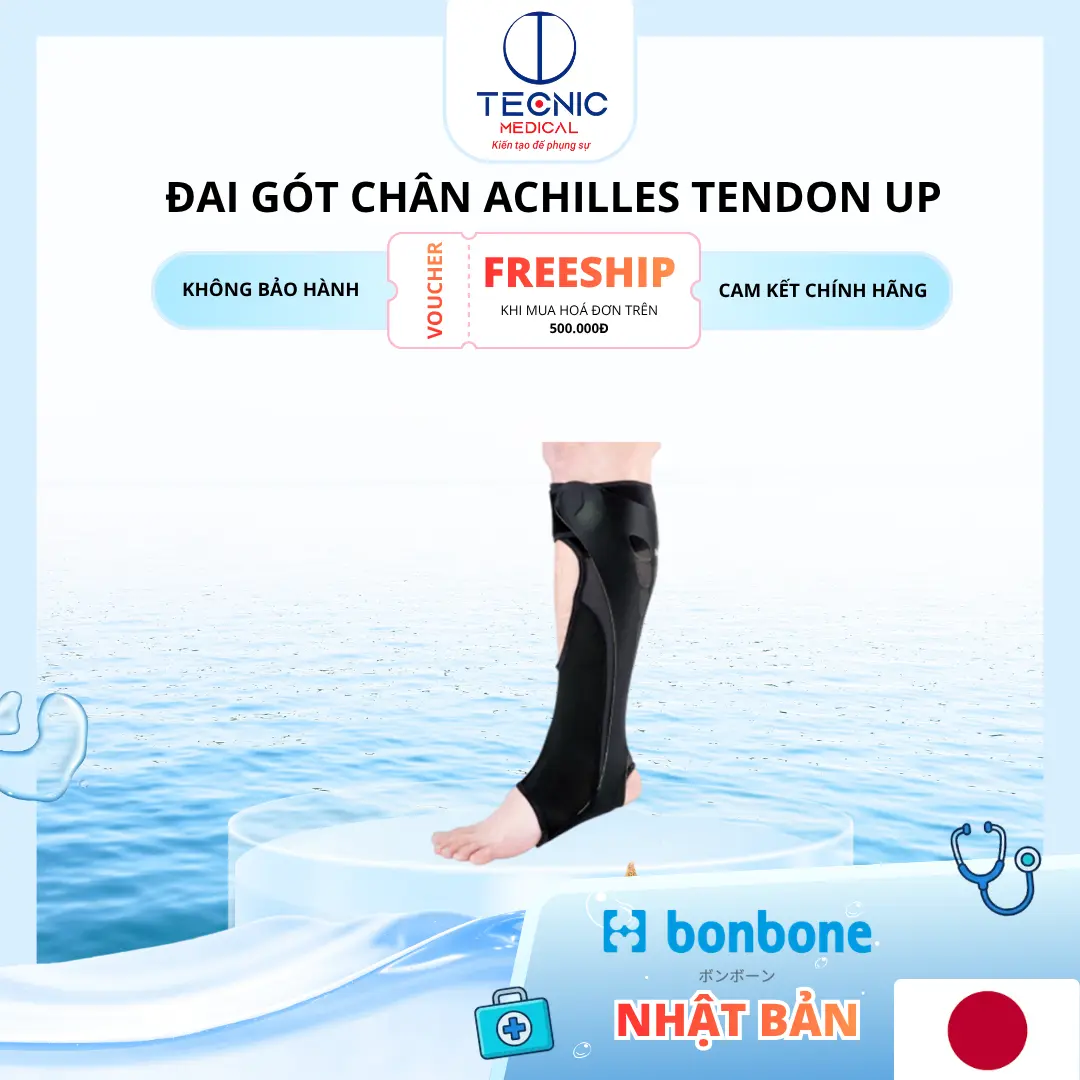 Đai Gót Chân Achilles Tendon Up – Nẹp Gót Chân Hỗ Trợ Cố Định Và Bảo Vệ Gân Achilles